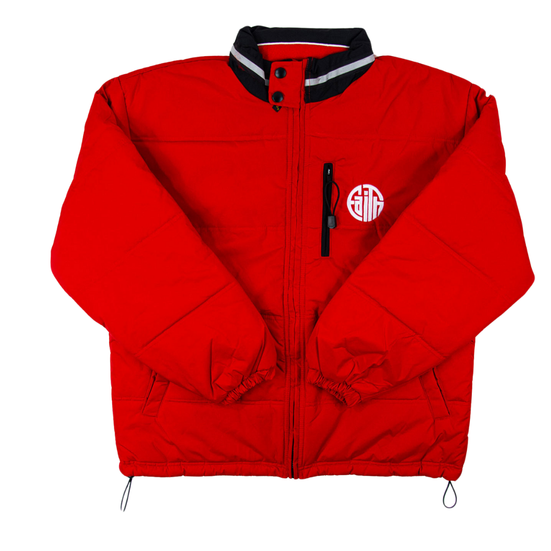 Circle Faith Bubble Jacket Yellow