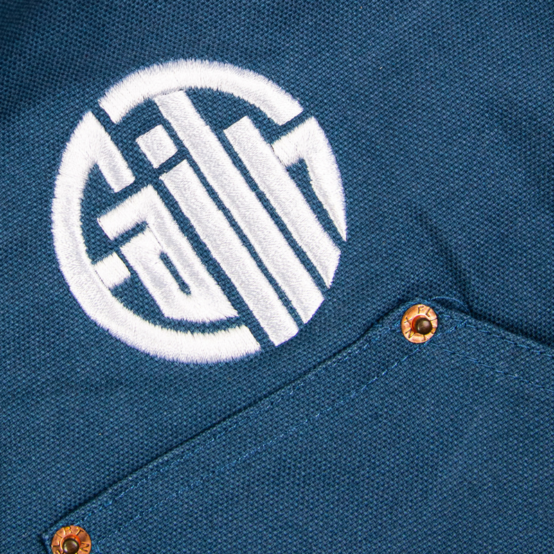 Circle Faith Plush Jacket - Blue