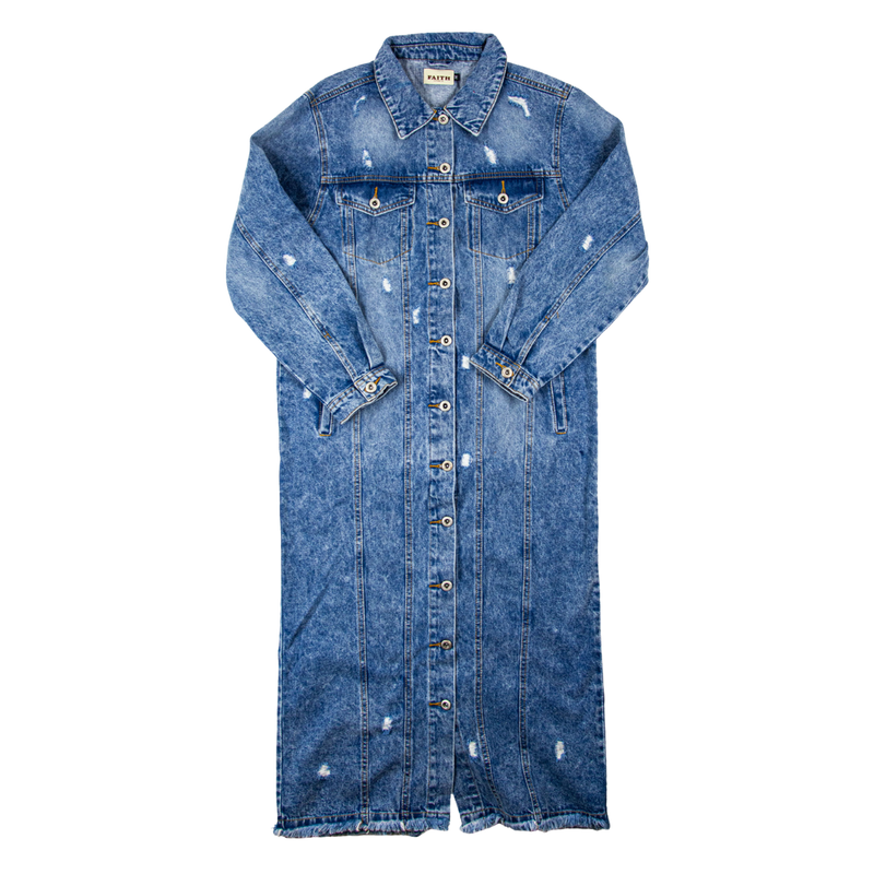 Tru Faith Jean Jacket - Long