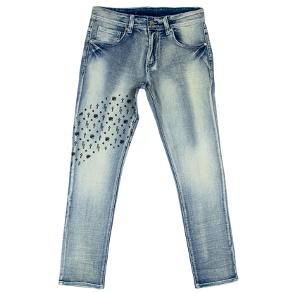 The Good Book Jeans - Med Wash