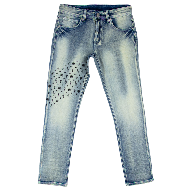 The Good Book Jeans - Med Wash