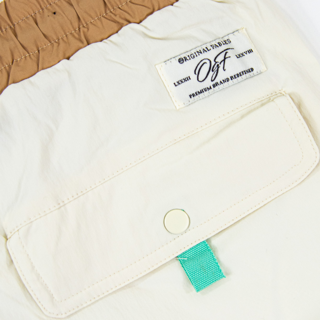 Circle Faith Beach Zipper Shorts