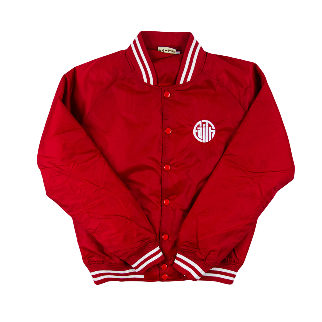 Circle Faith Varsity Jacket