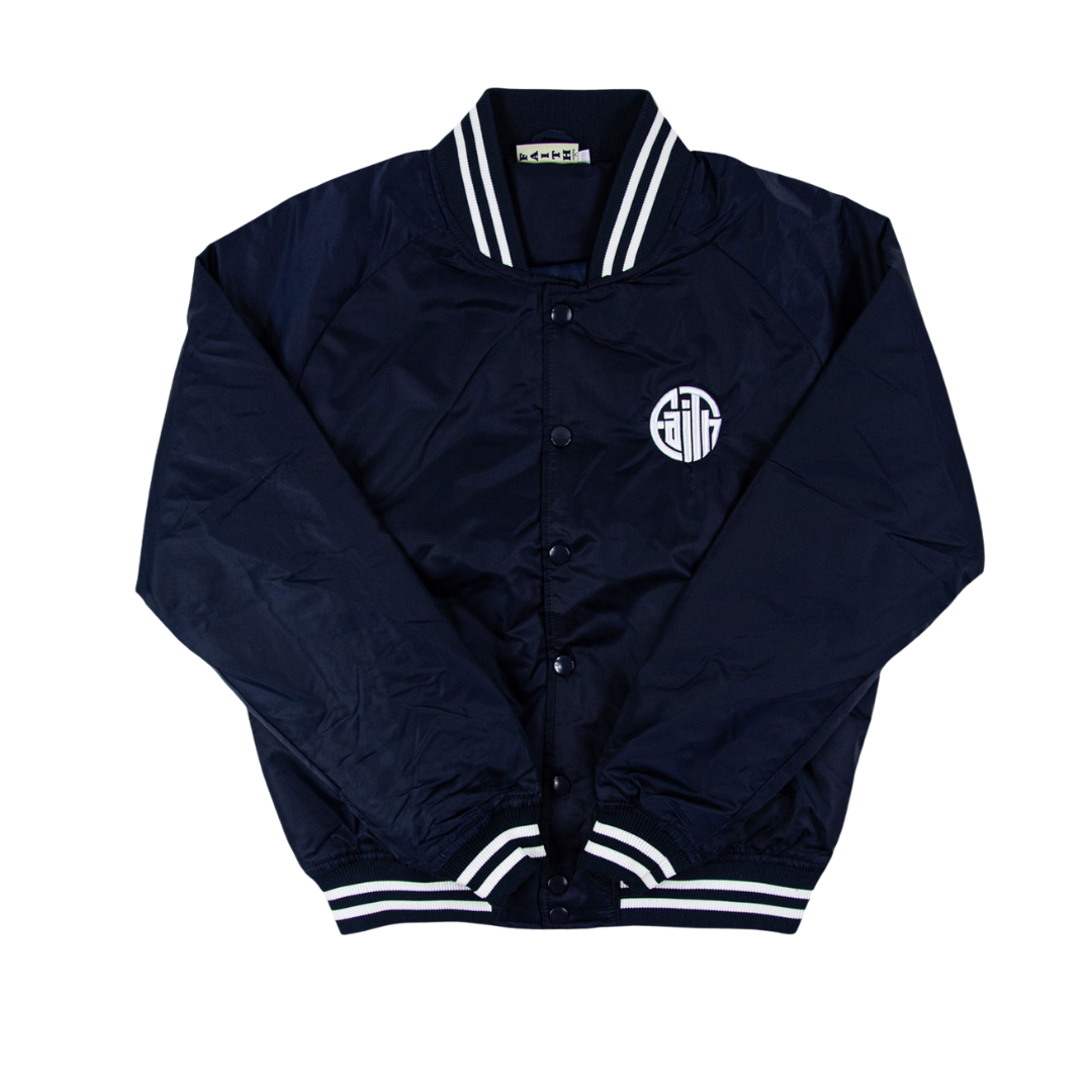 Circle Faith Varsity Jacket