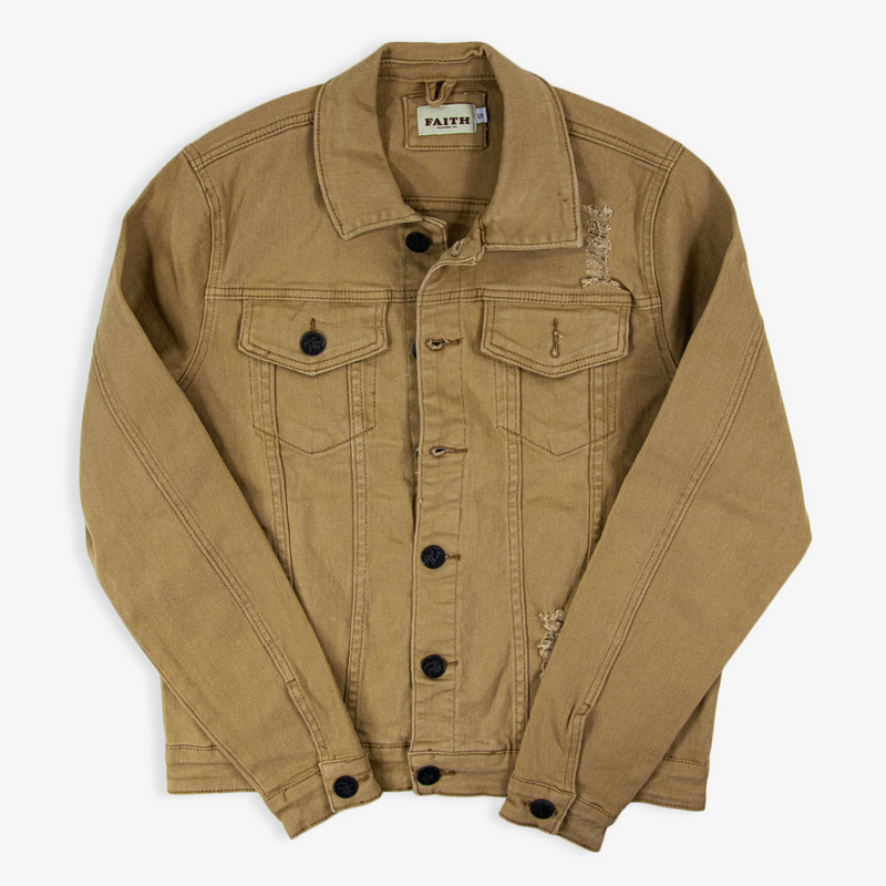 Tru Faith Jean Jacket - Khaki
