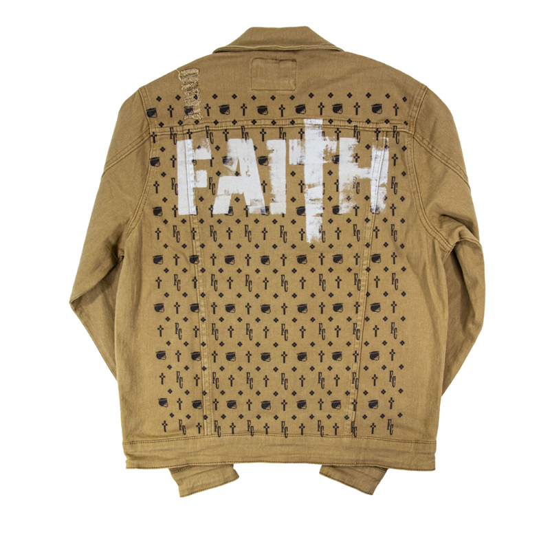 Tru Faith Jean Jacket - Khaki