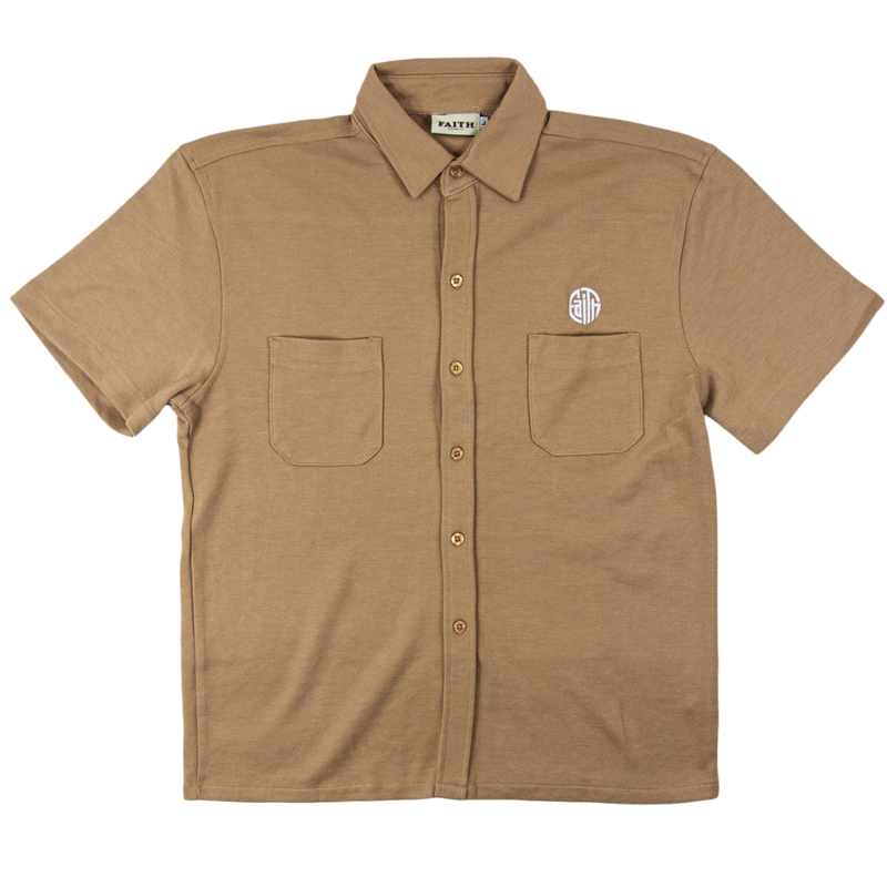 Circle Faith Short Sleeve - Khaki