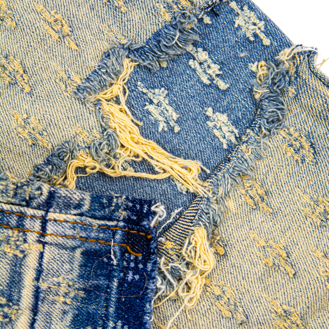 The Good Book Ripped Jeans - Med Wash