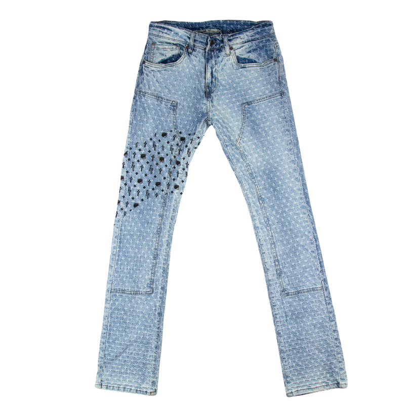 The Good Book Cross Jeans - Light Wash