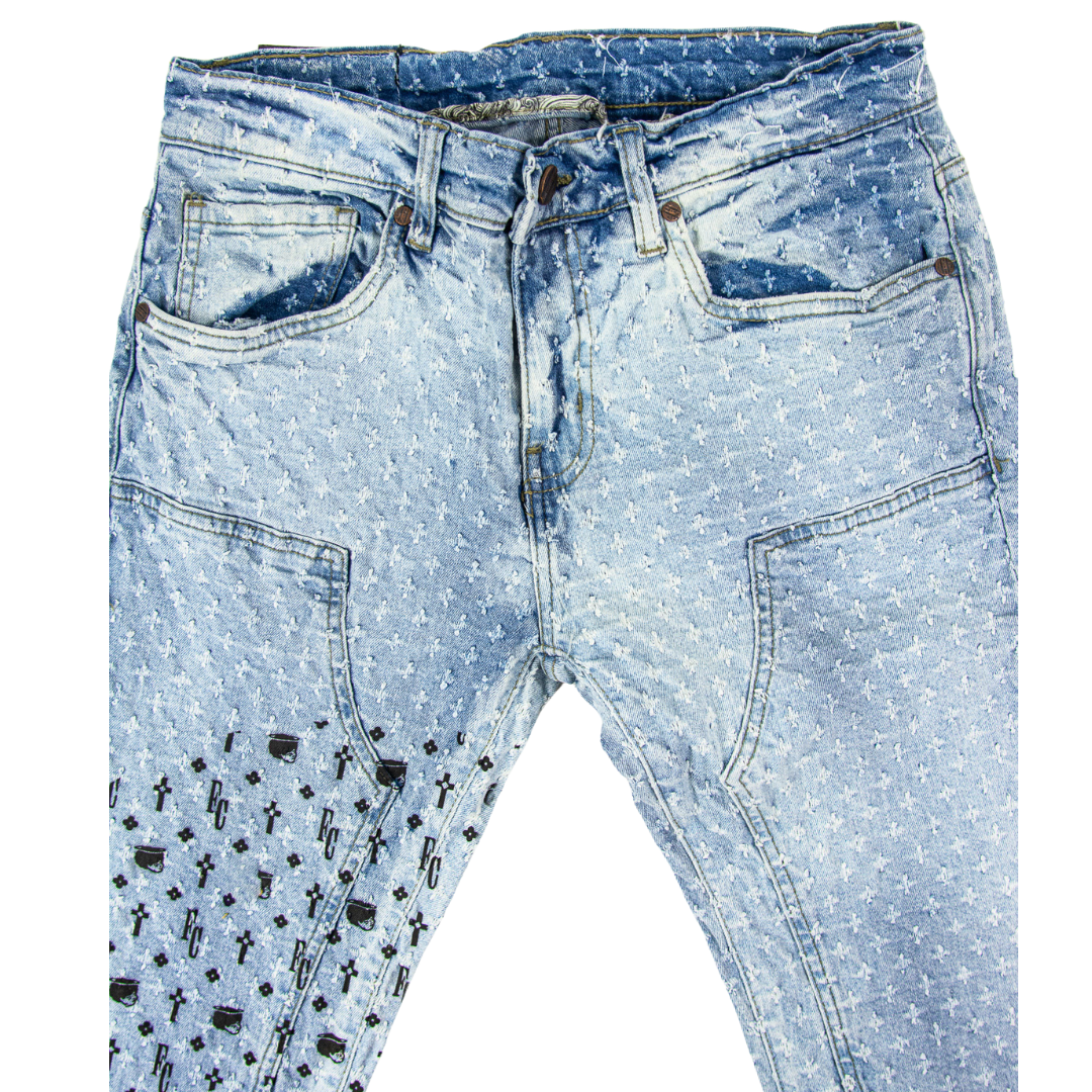 The Good Book Cross Jeans - Light Wash