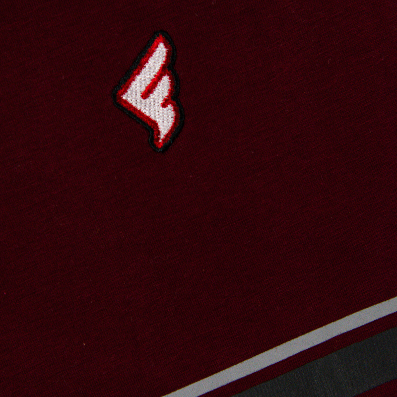 Faith Stripe Golf Polo