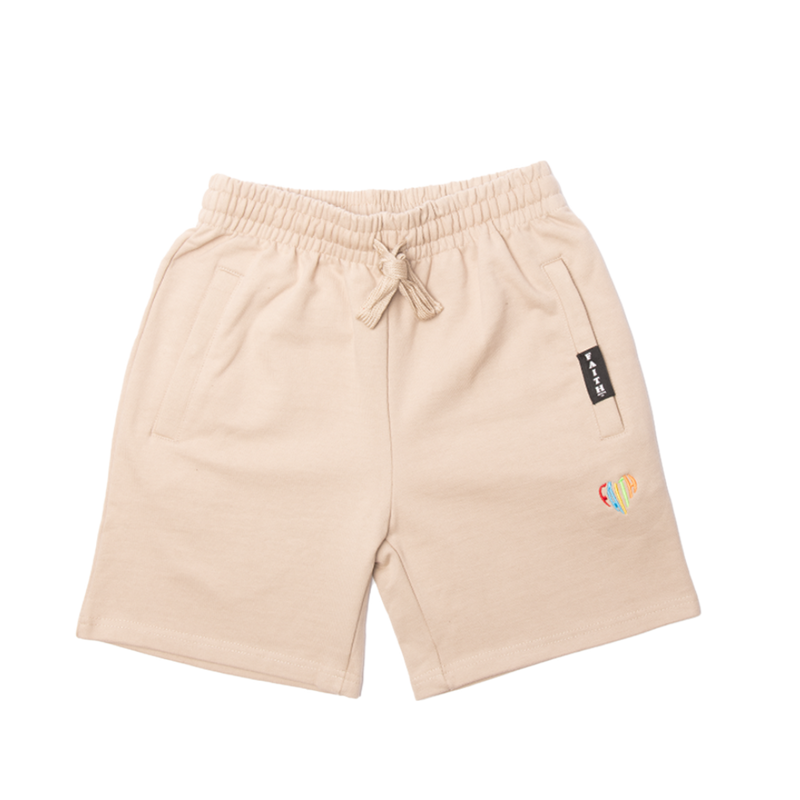 Faith Cream Shorts