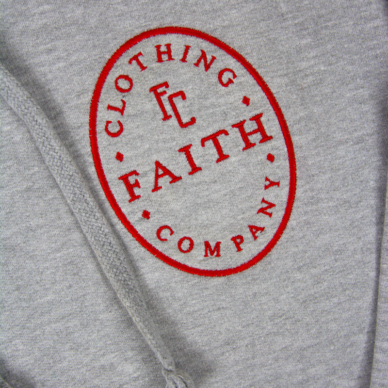 Faith Patched Circle Hoodie