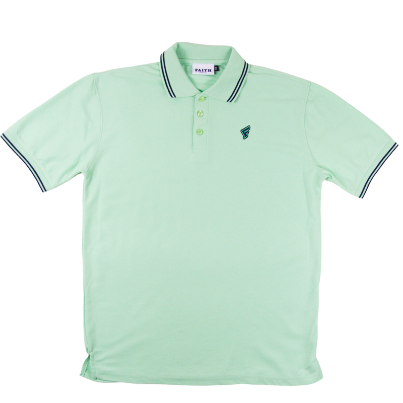 Mint Faith Golf Polo T-Shirt