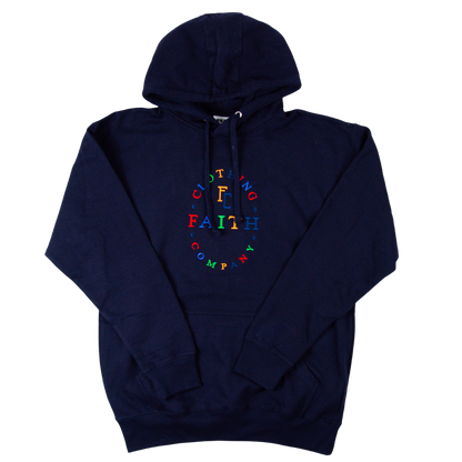 Multicolor Faith Logo Hoodie