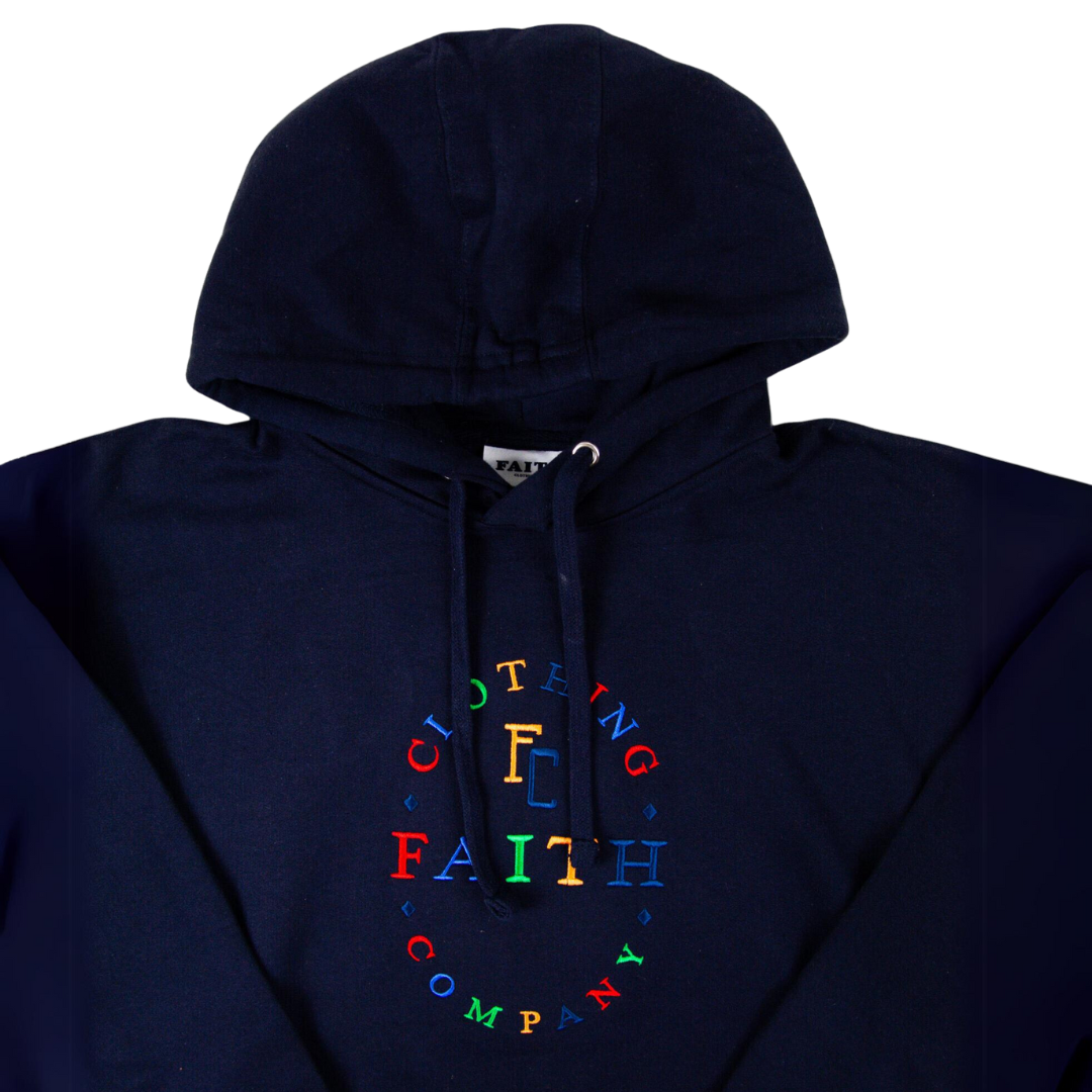 Multicolor Faith Logo Hoodie