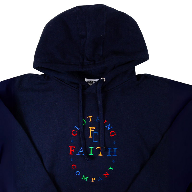 Multicolor Faith Logo Hoodie