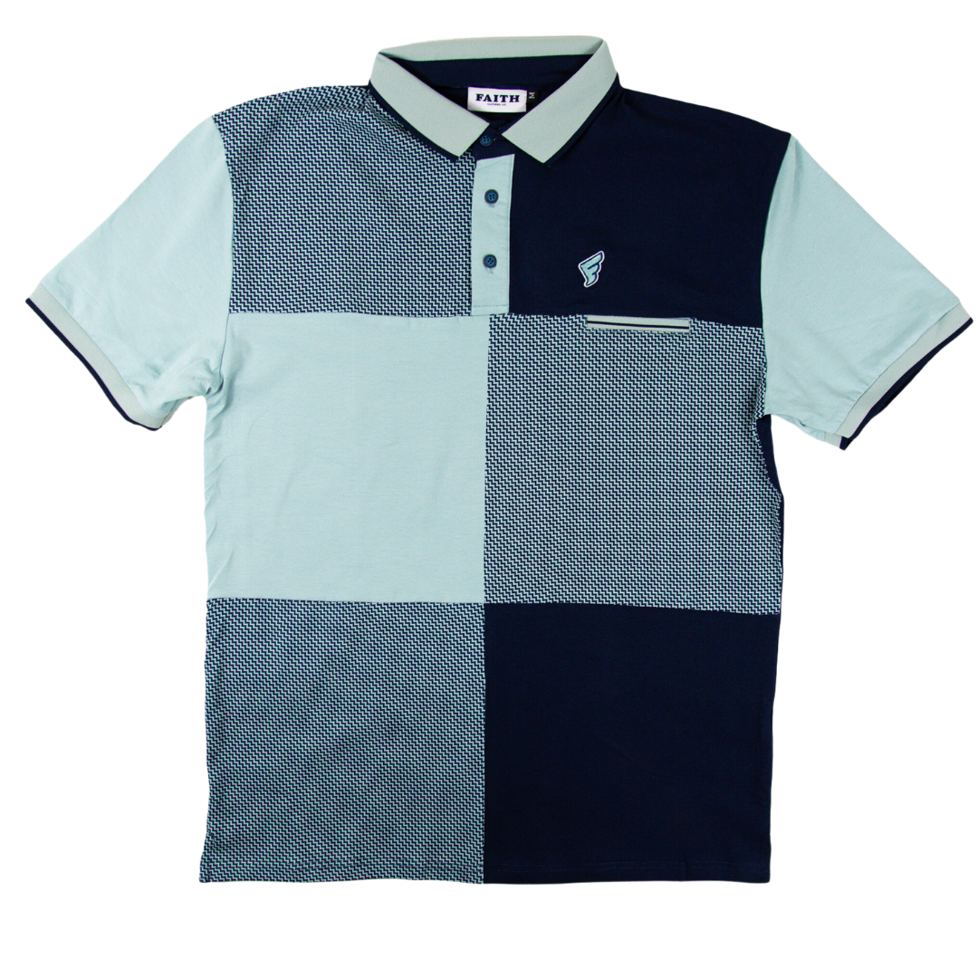 Faith Chevron Golf Polo