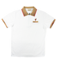 White & Tan Faith Golf Polo