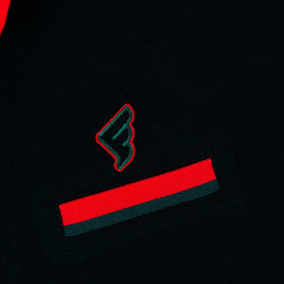 Crimson Zipper Faith Polo